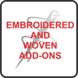Embroidered & Woven Add-ons